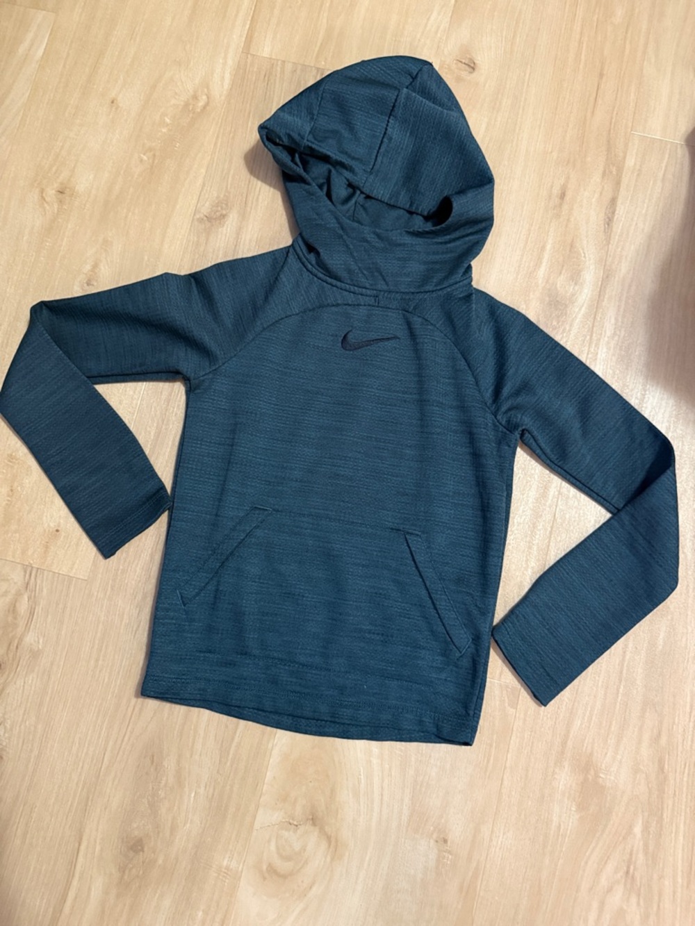 Nike Hooded Pullover in Dark Teal